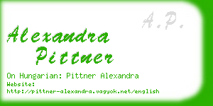 alexandra pittner business card